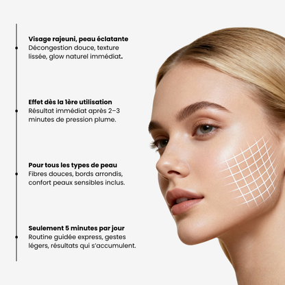 Brosse lymphatique pour le visage