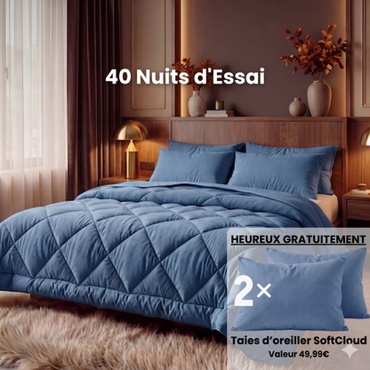 Couette 2 en 1 qui élimine le besoin de draps