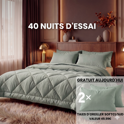 Couette 2 en 1 qui élimine le besoin de draps