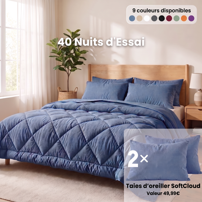 Couette EasySleep® 2 en 1 qui élimine le besoin de draps